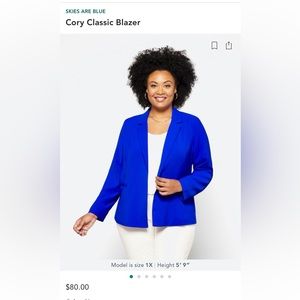 Beautiful electric blue blazer!